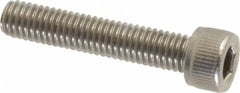 Value Collection - #10-32 UNF Hex Socket Drive, Socket Cap Screw - Grade 316 Stainless Steel, 1" Length Under Head - Caliber Tooling