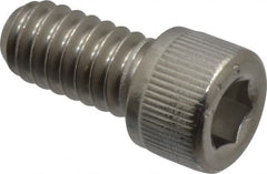 Value Collection - 1/4-20 UNC Hex Socket Drive, Socket Cap Screw - Grade 316 Stainless Steel, 1/2" Length Under Head - Caliber Tooling