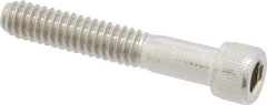 Value Collection - 1/4-20 UNC Hex Socket Drive, Socket Cap Screw - Grade 316 Stainless Steel, 1-1/2" Length Under Head - Caliber Tooling