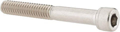 Value Collection - 1/4-20 UNC Hex Socket Drive, Socket Cap Screw - Grade 316 Stainless Steel, 2" Length Under Head - Caliber Tooling