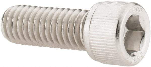 Value Collection - 3/8-16 UNC Hex Socket Drive, Socket Cap Screw - Grade 316 Stainless Steel, Fully Threaded, 1" Length Under Head - Caliber Tooling