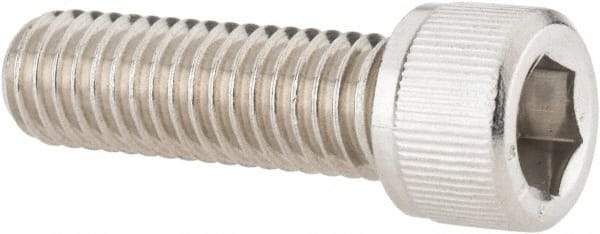 Value Collection - 3/8-16 UNC Hex Socket Drive, Socket Cap Screw - Grade 316 Stainless Steel, 1-1/4" Length Under Head - Caliber Tooling