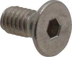 Value Collection - #8-32 UNC Hex Socket Drive, 82° Flat Screw - Grade 18-8 Stainless Steel, 3/8" OAL - Caliber Tooling