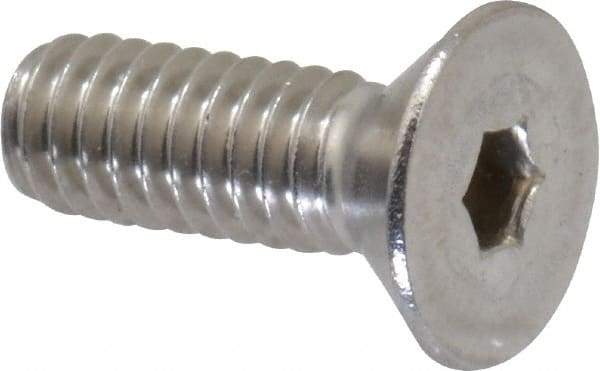 Value Collection - #8-32 UNC Hex Socket Drive, 82° Flat Screw - Grade 18-8 Stainless Steel, 1/2" OAL - Caliber Tooling