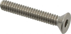 Value Collection - #10-24 UNC Hex Socket Drive, 82° Flat Screw - Grade 18-8 Stainless Steel, 1-1/4" OAL - Caliber Tooling