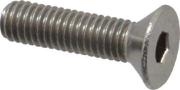 Value Collection - #10-32 UNF Hex Socket Drive, 82° Flat Screw - Grade 18-8 Stainless Steel, 3/4" OAL - Caliber Tooling