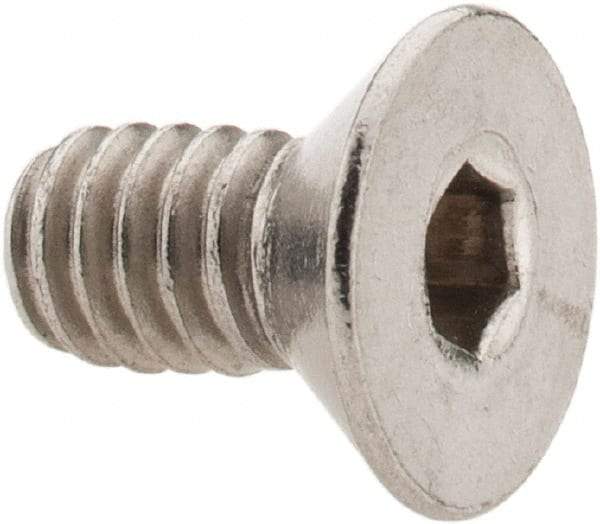 Value Collection - 1/4-20 UNC Hex Socket Drive, 82° Flat Screw - Grade 18-8 Stainless Steel, 1/2" OAL - Caliber Tooling