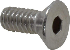 Value Collection - 1/4-20 UNC Hex Socket Drive, 82° Flat Screw - Grade 18-8 Stainless Steel, 5/8" OAL - Caliber Tooling