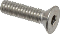 Value Collection - 1/2-13 UNC Hex Socket Drive, 82° Flat Screw - Grade 18-8 Stainless Steel, Uncoated, Fully Threaded, 3-1/2" OAL - Caliber Tooling