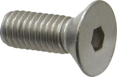 Value Collection - 3/8-16 UNC Hex Socket Drive, 82° Flat Screw - Grade 18-8 Stainless Steel, 1" OAL - Caliber Tooling