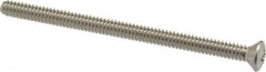 Value Collection - #10-24 UNC, 3" OAL Phillips Drive Machine Screw - Oval Head, Grade 18-8 Stainless Steel, Uncoated, Without Washer - Caliber Tooling