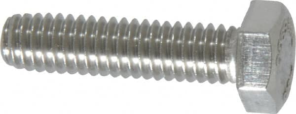 Value Collection - 5/16-18 UNC, 1-1/4" Length Under Head Hex Head Cap Screw - Grade 316 Stainless Steel, 1/2" Hex - Caliber Tooling