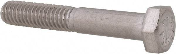 Value Collection - 5/16-18 UNC, 2" Length Under Head Hex Head Cap Screw - Grade 316 Stainless Steel, 1/2" Hex - Caliber Tooling