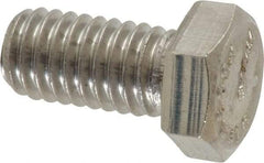 Value Collection - 3/8-16 UNC, 3/4" Length Under Head Hex Head Cap Screw - Grade 316 Stainless Steel, 9/16" Hex - Caliber Tooling