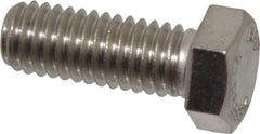 Value Collection - 3/8-16 UNC, 1" Length Under Head Hex Head Cap Screw - Grade 316 Stainless Steel, 9/16" Hex - Caliber Tooling