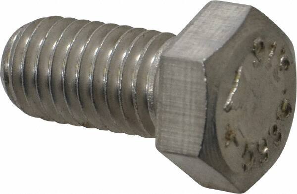 Value Collection - 1/2-13 UNC, 1" Length Under Head Hex Head Cap Screw - Grade 316 Stainless Steel, 3/4" Hex - Caliber Tooling