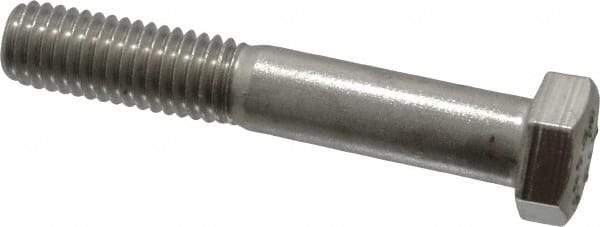 Value Collection - 1/2-13 UNC, 3" Length Under Head Hex Head Cap Screw - Grade 316 Stainless Steel, 3/4" Hex - Caliber Tooling