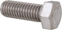 Value Collection - 7/16-14 UNC, 1-1/4" Length Under Head Hex Head Cap Screw - Grade 18-8 Stainless Steel, 5/8" Hex - Caliber Tooling