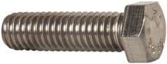 Value Collection - 7/16-14 UNC, 1-1/2" Length Under Head Hex Head Cap Screw - Grade 18-8 Stainless Steel, 5/8" Hex - Caliber Tooling