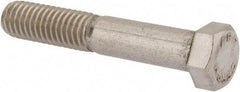 Value Collection - 7/16-14 UNC, 2-1/2" Length Under Head Hex Head Cap Screw - Grade 18-8 Stainless Steel, 5/8" Hex - Caliber Tooling