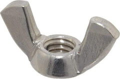 Value Collection - 5/16-18 UNC, Stainless Steel Standard Wing Nut - Grade 18-8, 1-1/4" Wing Span, 0.66" Wing Span - Caliber Tooling