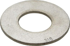 Value Collection - 7/8" Screw, Grade 316 Stainless Steel Standard Flat Washer - 15/16" ID x 2-1/4" OD, 0.165" Thick - Caliber Tooling