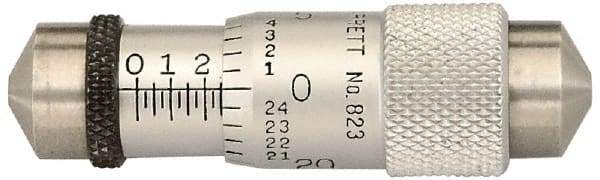 Starrett - 1-1/2 to 2 Inch Range, Mechanical Inside Caliper Micrometer - 0.001 Inch Graduation - Caliber Tooling