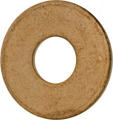 Value Collection - #14 Screw, Brass Standard Flat Washer - 0.26" ID x 11/16" OD, 0.051" Thick, Plain Finish - Caliber Tooling