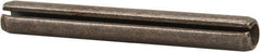 Made in USA - 3/16" Diam x 1-1/2" Long Slotted Spring Pin - Grade 420 Stainless Steel, Bright Finish - Caliber Tooling