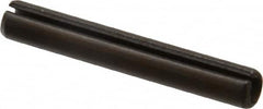 Made in USA - 7/32" Diam x 1-1/2" Long Slotted Spring Pin - Grade 420 Stainless Steel, Bright Finish - Caliber Tooling