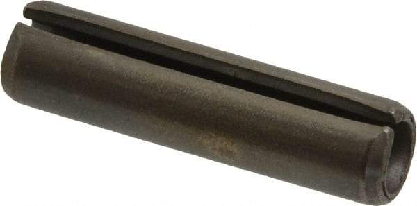 Value Collection - 5/16" Diam x 1-1/4" Long Slotted Spring Pin - Grade 420 Stainless Steel, Bright Finish - Caliber Tooling