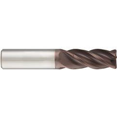 3/4x3/4x1-1/2x4 4Fl Carbide RF100 Diver End Mill-.031 Rad-Weldon Shank-nano-Si - Caliber Tooling