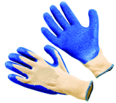 Heavy Duty Latex Coated Gloves - Medium (dozen pair) - Caliber Tooling