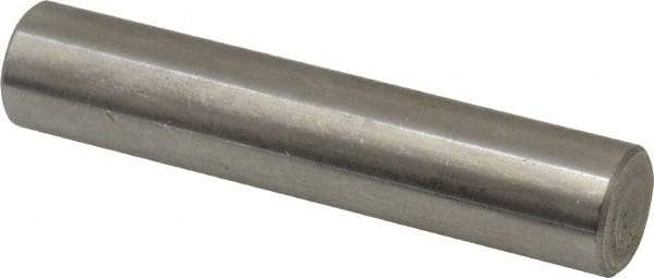 Value Collection - 1/2" Diam x 2-1/2" Pin Length 18-8 Stainless Steel Standard Dowel Pin - Bright Finish - Caliber Tooling