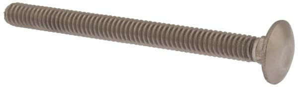 Value Collection - 1/4-20 UNC 3" Length Under Head, Standard Square Neck, Carriage Bolt - 18-8 Stainless Steel, Uncoated - Caliber Tooling