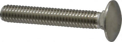 Value Collection - 5/16-18 UNC 2" Length Under Head, Standard Square Neck, Carriage Bolt - 18-8 Stainless Steel, Uncoated - Caliber Tooling