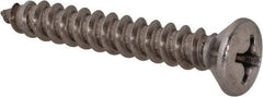 Value Collection - #14 Oval Head Phillips Sheet Metal Screw - Stainless Steel, 1-3/4" OAL, Grade 18-8 - Caliber Tooling