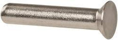 RivetKing - 3/16" Body Diam, Countersunk Stainless Steel Solid Rivet - 1" Length Under Head, Grade 18-8, 90° Countersunk Head Angle - Caliber Tooling