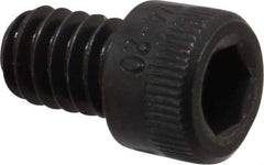 Made in USA - 1/4-20 UNC Hex Socket Drive, Socket Cap Screw - Alloy Steel, Black Oxide Finish, Fully Threaded, 3/8" Length Under Head - Caliber Tooling