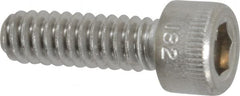 Holo-Krome - #10-24 UNC Hex Socket Drive, Socket Cap Screw - Grade 18-8 Stainless Steel, Passivated Finish, Fully Threaded, 5/8" Length Under Head - Caliber Tooling