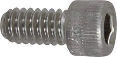 Holo-Krome - 1/4-20 UNC Hex Socket Drive, Socket Cap Screw - Grade 18-8 Stainless Steel, Passivated Finish, Fully Threaded, 1/2" Length Under Head - Caliber Tooling