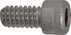 Holo-Krome - 5/16-18 UNC Hex Socket Drive, Socket Cap Screw - Grade 18-8 Stainless Steel, Passivated Finish, Fully Threaded, 1/2" Length Under Head - Caliber Tooling