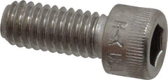 Holo-Krome - 5/16-18 UNC Hex Socket Drive, Socket Cap Screw - Grade 18-8 Stainless Steel, Passivated Finish, Fully Threaded, 3/4" Length Under Head - Caliber Tooling