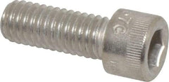 Holo-Krome - 3/8-16 UNC Hex Socket Drive, Socket Cap Screw - Grade 18-8 Stainless Steel, Passivated Finish, Fully Threaded, 1" Length Under Head - Caliber Tooling