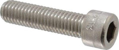 Holo-Krome - 1/2-13 UNC Hex Socket Drive, Socket Cap Screw - Grade 18-8 Stainless Steel, Passivated Finish, Fully Threaded, 2" Length Under Head - Caliber Tooling