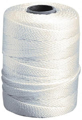 Value Collection - 0.08 Inch Diameter, 1 Ply, Polypropylene Twine Ball - 205 Lbs. Breaking Strength, White, 550 Ft. per Lb. - Caliber Tooling