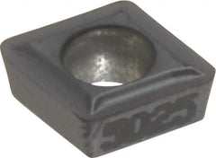 Kennametal - CPGT21.52 LF Grade KC5025 Carbide Turning Insert - TiAlN Finish, 80° Diamond, 1/4" Inscr Circle, 3/32" Thick, 1/32" Corner Radius - Caliber Tooling