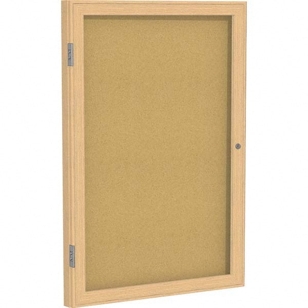 Ghent - Cork Bulletin Boards Style: Enclosed Cork Bulletin Boards Color: Natural Cork - Caliber Tooling