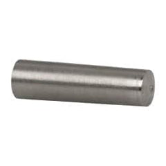 Value Collection - Size 3, 0.2034" Small End Diam, 0.219" Large End Diam, Passivated Stainless Steel Taper Pin - Grade 303, 18-8, 3/4" OAL, 3/4 Pin Length - Caliber Tooling