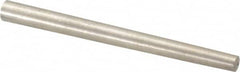 Value Collection - Size 6, 0.2578" Small End Diam, 0.341" Large End Diam, Passivated Stainless Steel Taper Pin - Grade 303, 18-8, 4" OAL, 4 Pin Length - Caliber Tooling